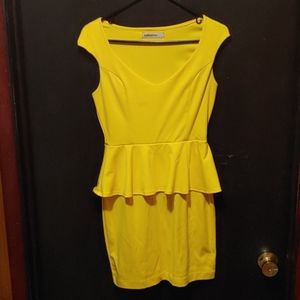 Peplum dress